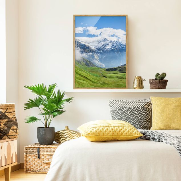 Mountain prints Swizz Alpine Panorama