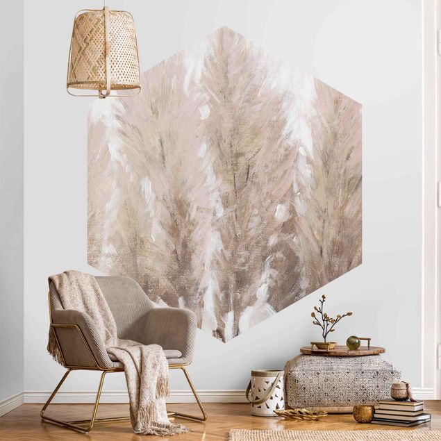 Self-adhesive hexagonal wall mural Longing For Tranquility