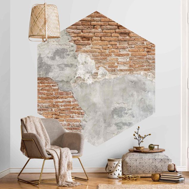 Contemporary wallpaper Shabby Brick Wall
