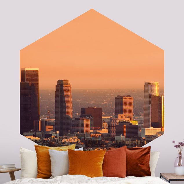 Beautiful sunset wallpaper Skyline Of Los Angeles