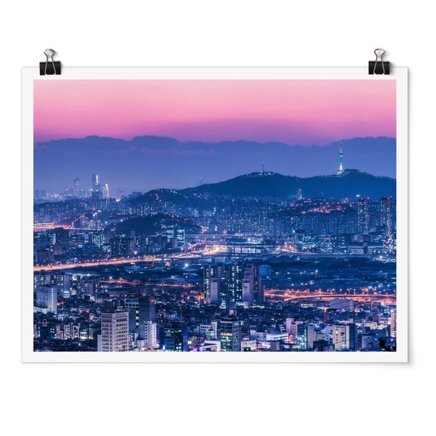 Architectural prints Skyline Of Seoul