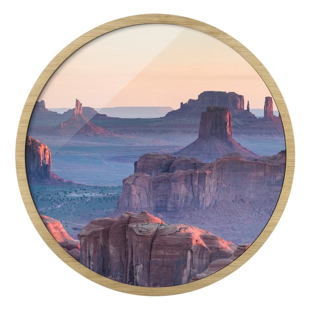 Framed landscape prints Sunrise In Arizona