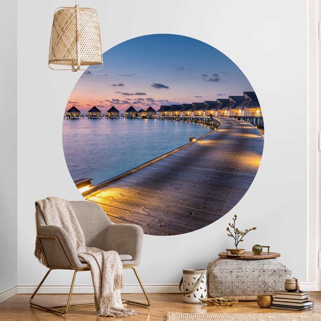 Caribbean beach wallpaper Sunset In Paradise