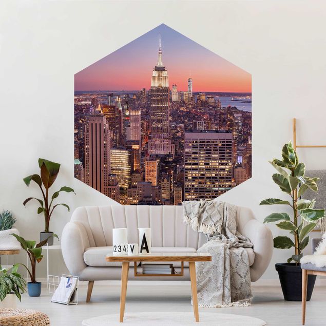 Wallpapers modern Sunset Manhattan New York City