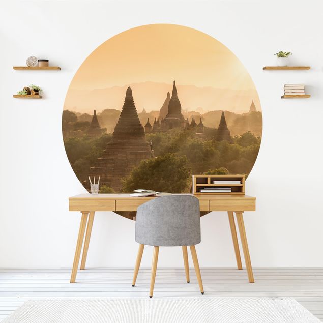 Wallpapers modern Sun Setting Over Bagan