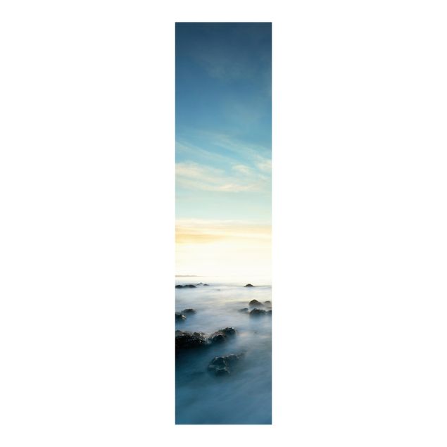 Sliding panel curtains landscape Sunset Over The Ocean