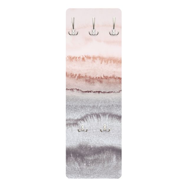 Wall mounted coat rack Play Of Colours Sound Of The Ocean In Fog