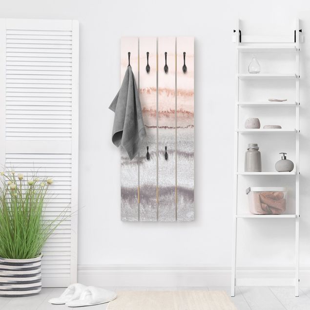 Shabby chic wall coat rack Play Of Colours Sound Of The Ocean In Fog