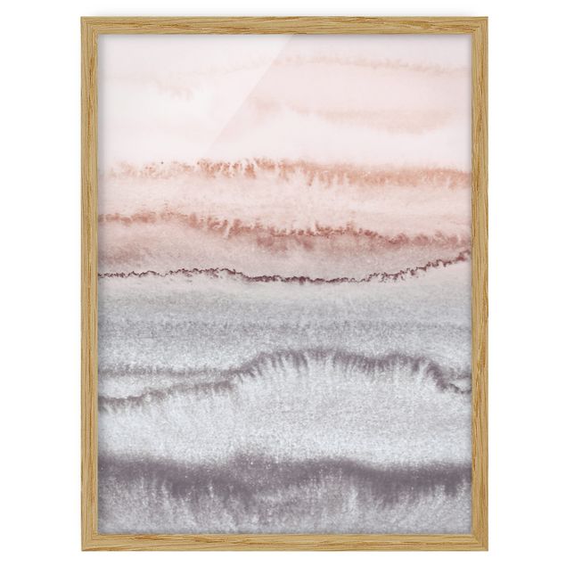 Framed abstract prints Play Of Colours Sound Of The Ocean In Fog