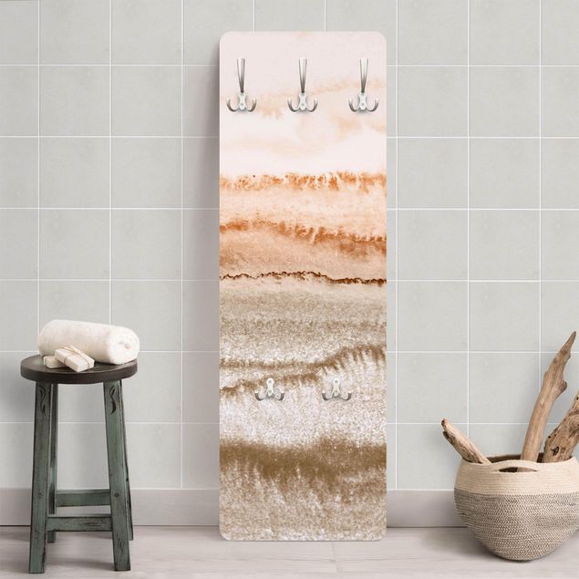 Coat rack patterns Play Of Colours Sound Of The Ocean In Sepia-Colours