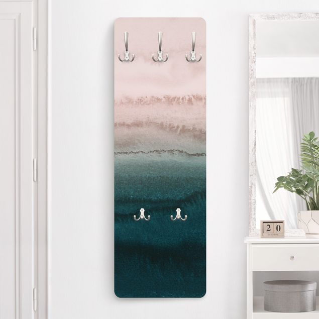 Wall mounted coat rack patterns Play Of Colours Sound Of The Ocean