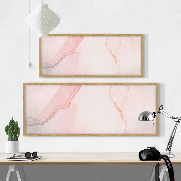 Pink art canvas Play Of Colours Pastel Cotton Candy