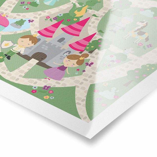 Prints Playoom Mat Wonderland - The Path To The Castle