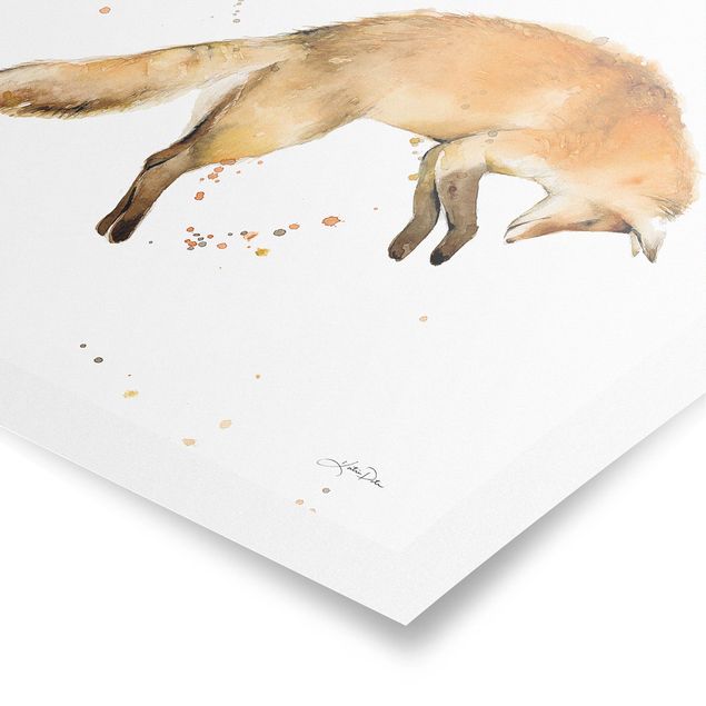 Prints Leaping Fox