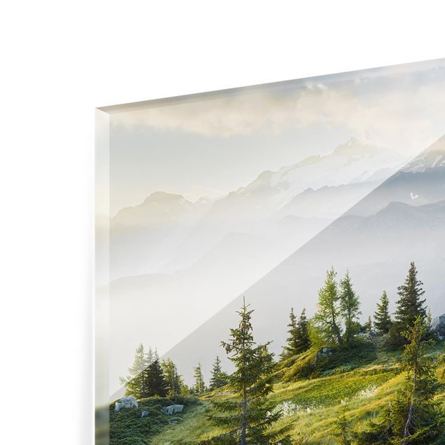Glass Splashback - Emosson Wallis Switzerland - Landscape 1:2