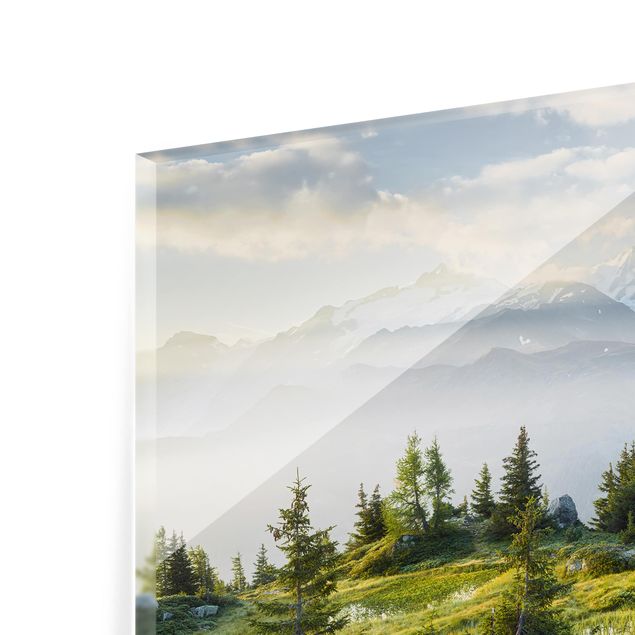 Glass Splashback - Emosson Wallis Switzerland - Landscape 2:3