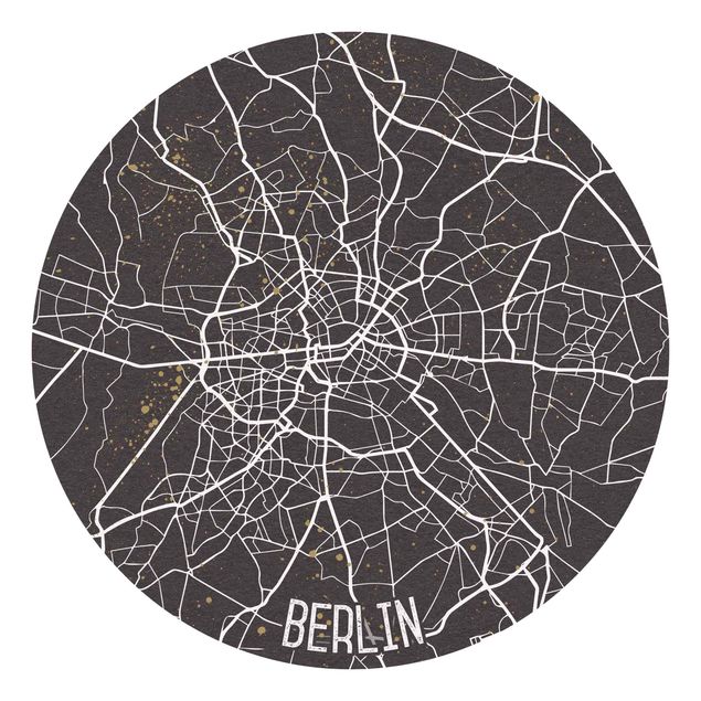 Retro wallpaper City Map Berlin - Retro