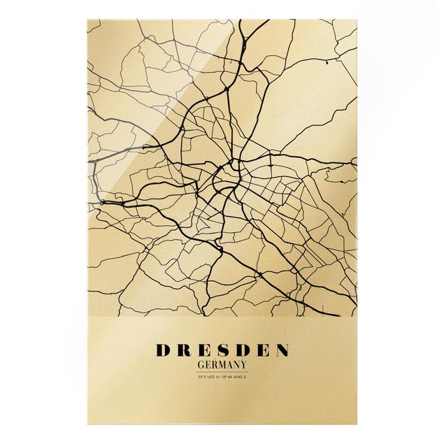 Prints Dresden City Map - Classic