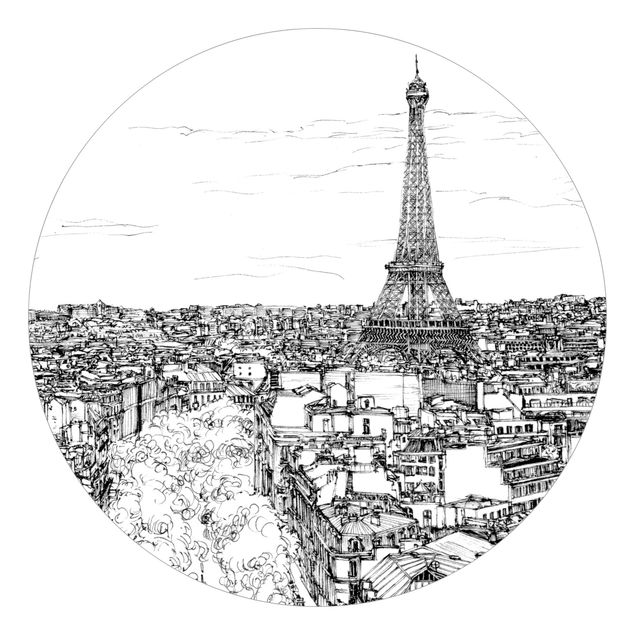 Contemporary wallpaper City Study - Paris