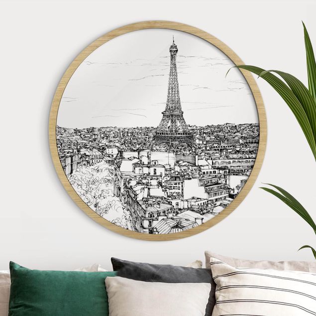 Paris art prints City Study - Paris