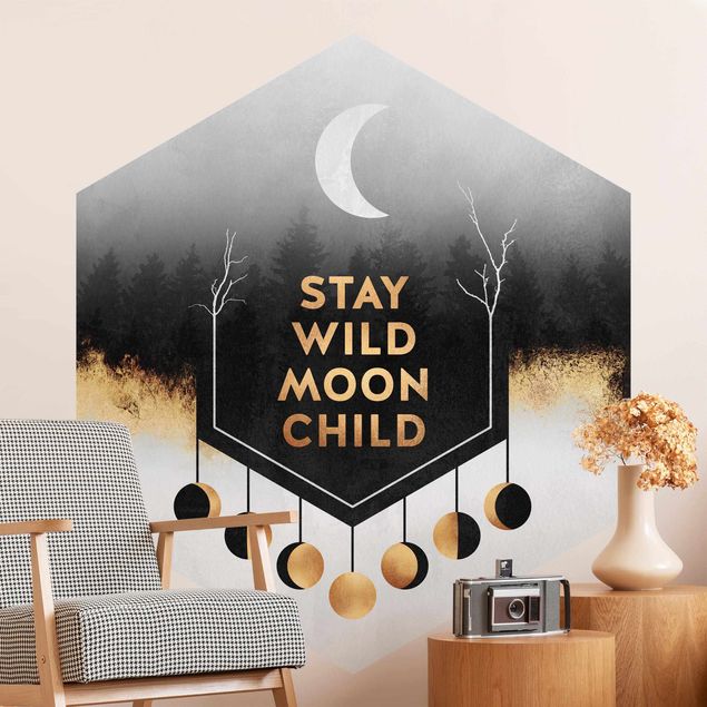 Silver wallpapers Stay Wild Moon Child