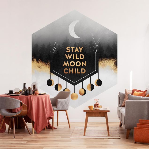 Wallpapers modern Stay Wild Moon Child