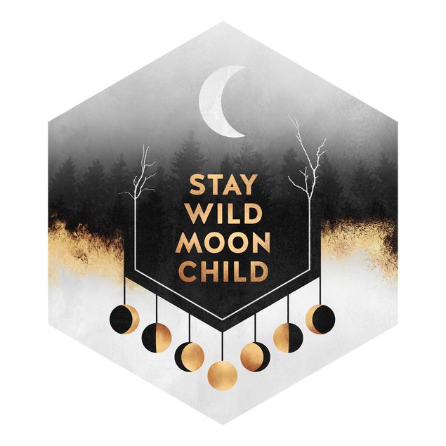 Self adhesive wallpapers Stay Wild Moon Child