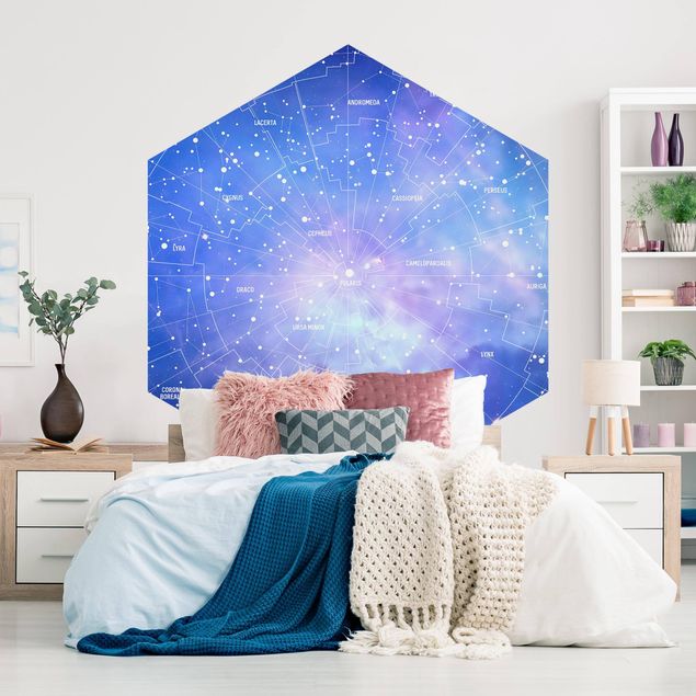 Wallpapers maps Stelar Constellation Star Chart