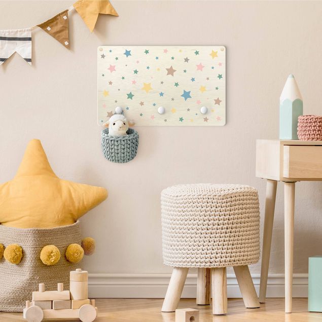 Wall coat rack Stars In Colours