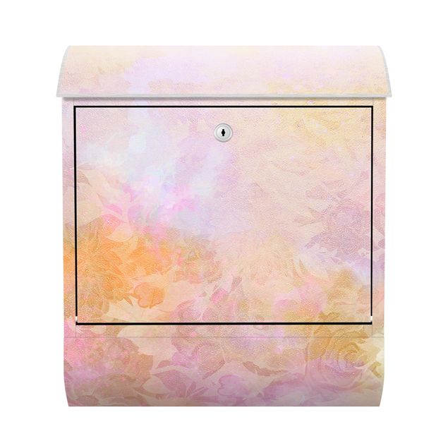 Letterboxes pink Bright Floral Dream In Pastel