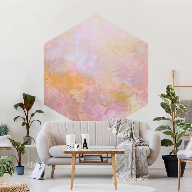 Modern wallpaper designs Bright Floral Dream In Pastel