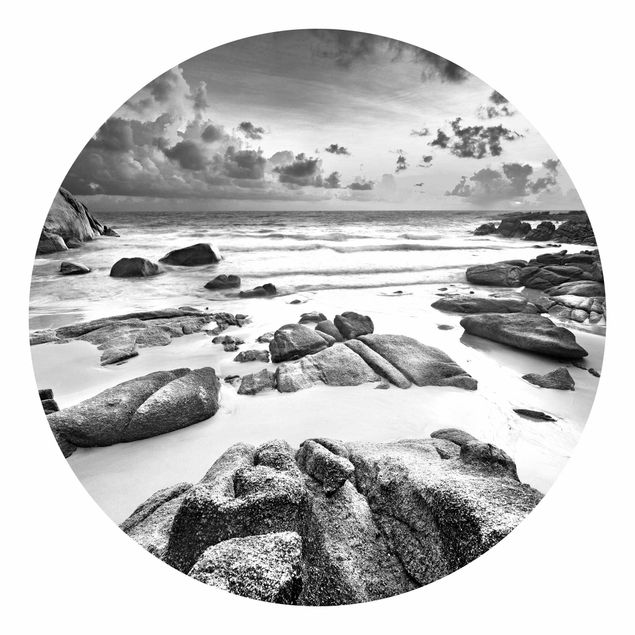 Wallpapers modern Sunrise Beach In Thailand Black And White
