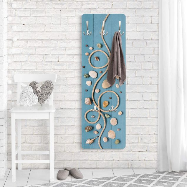 Wall mounted coat rack landscape Beach Finds