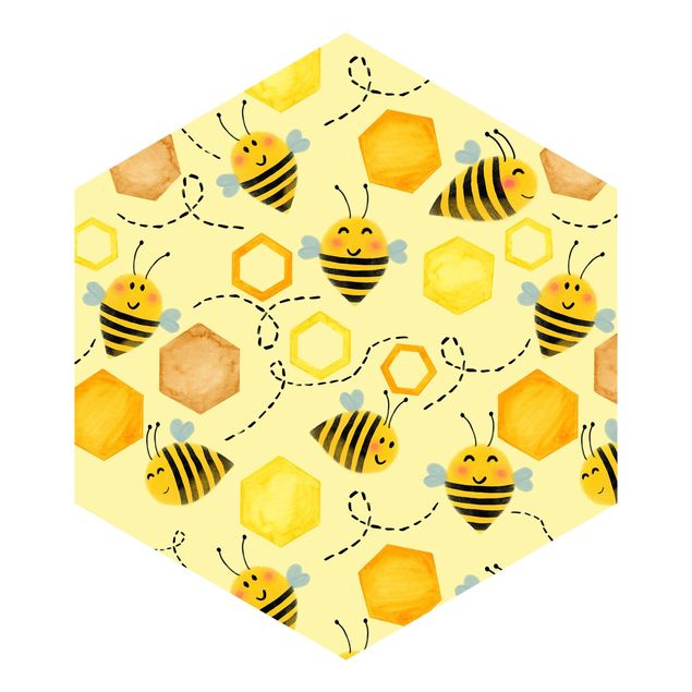 Uta Naumann Sweet Honey With Bees Illustration