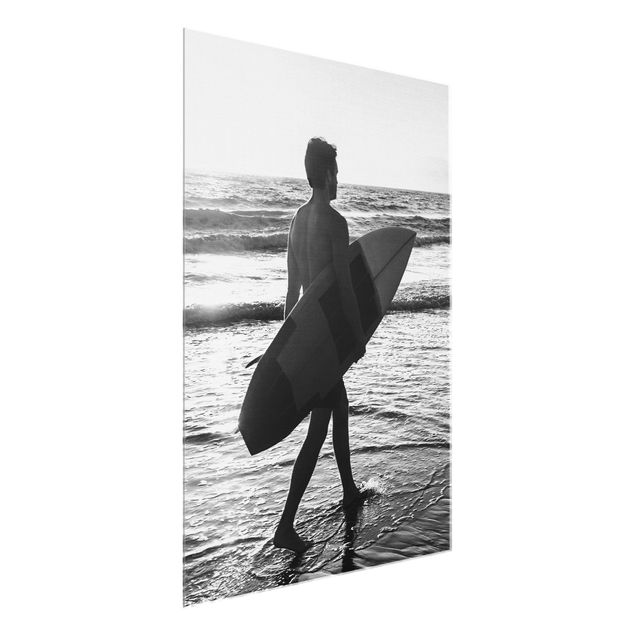 Sea life prints Surfer Boy At Sunset