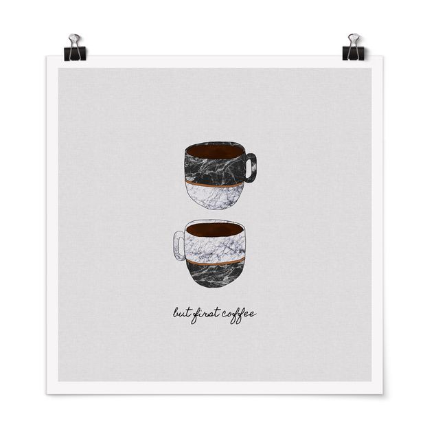 Quote wall art Coffee Mugs Quote But first Coffee