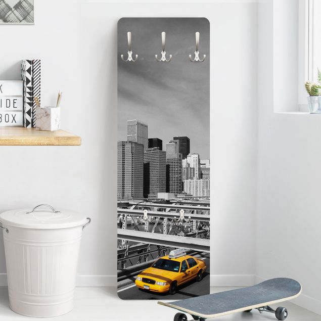 Wall mounted coat rack architecture and skylines Taxitrip to the other Side