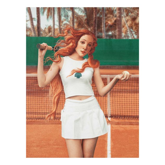 Orange print Tennis Venus