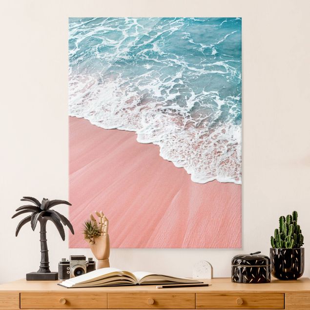 Landscape canvas prints The Ocean's Deep Love