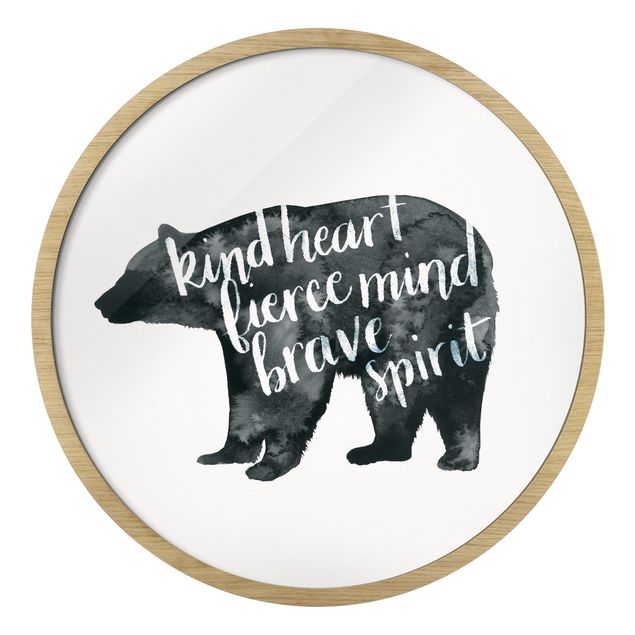 Framed quotes Animals With Wisdom - Deer
