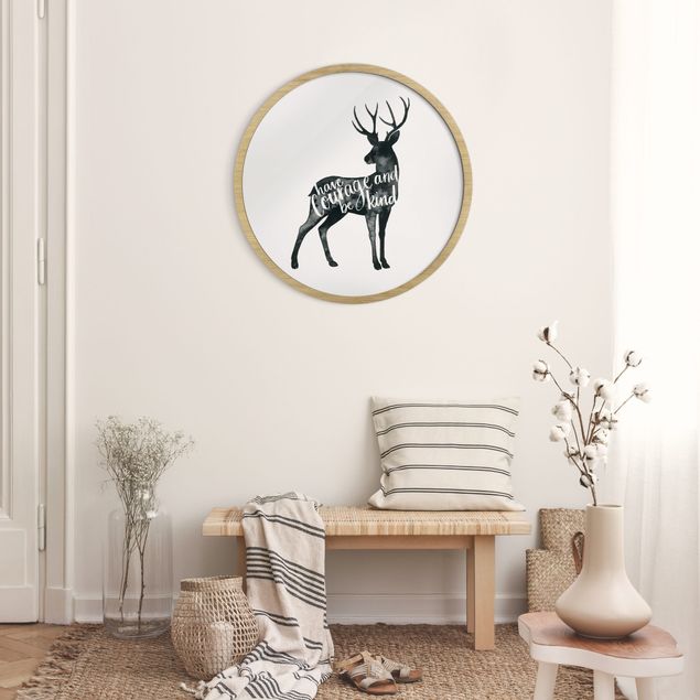 Deer canvas Animals With Wisdom - Deer