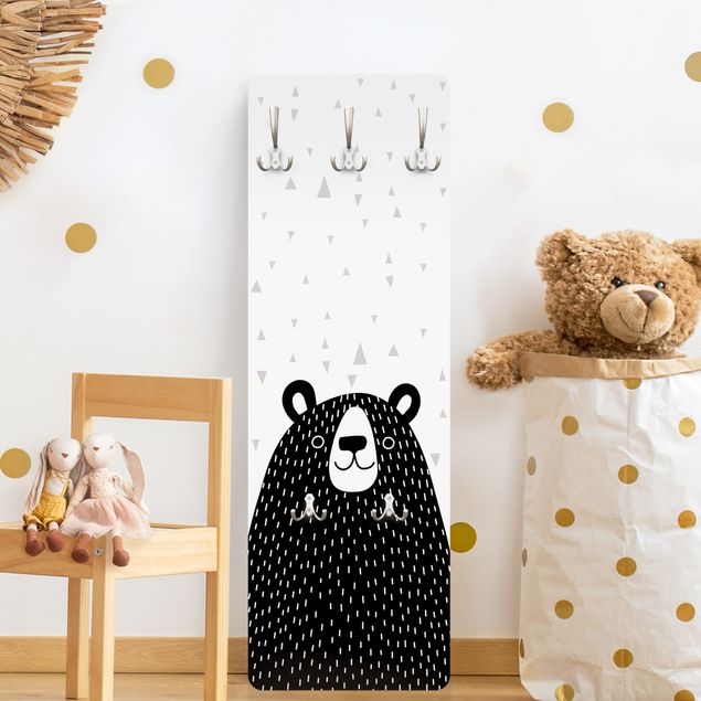 Nursery decoration Zoo With Patterns - Bear