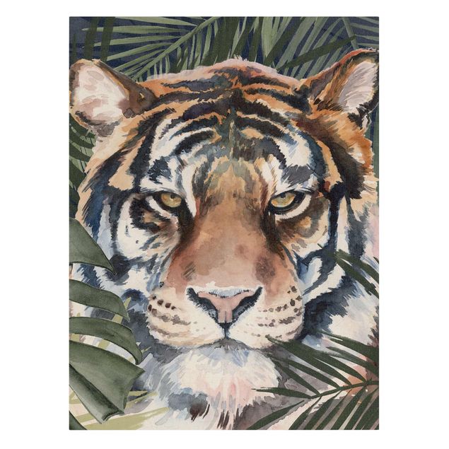 Cat canvas Tiger In The Jungle