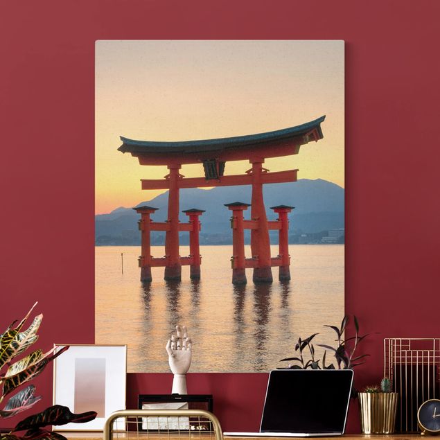 Prints landscape Torii Near Itsukushima