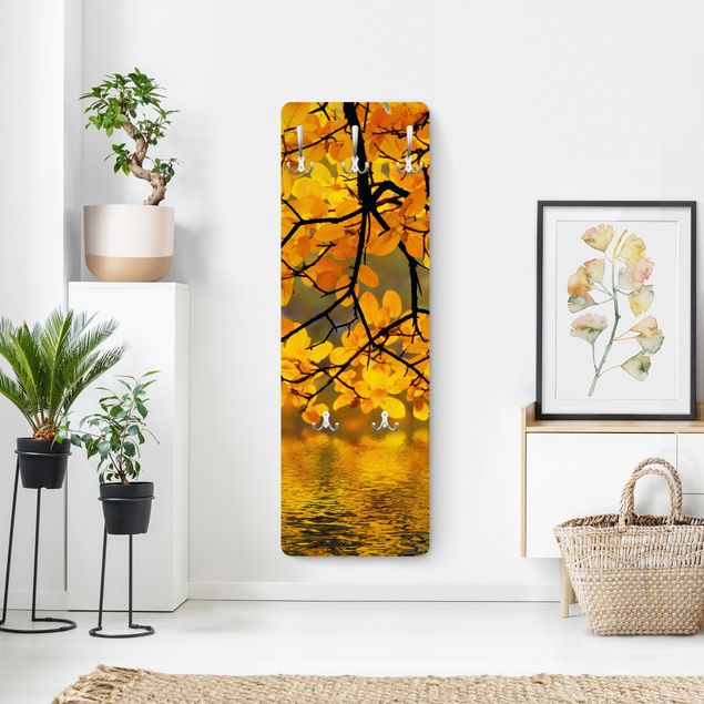 Wall mounted coat rack landscape Touching The Water