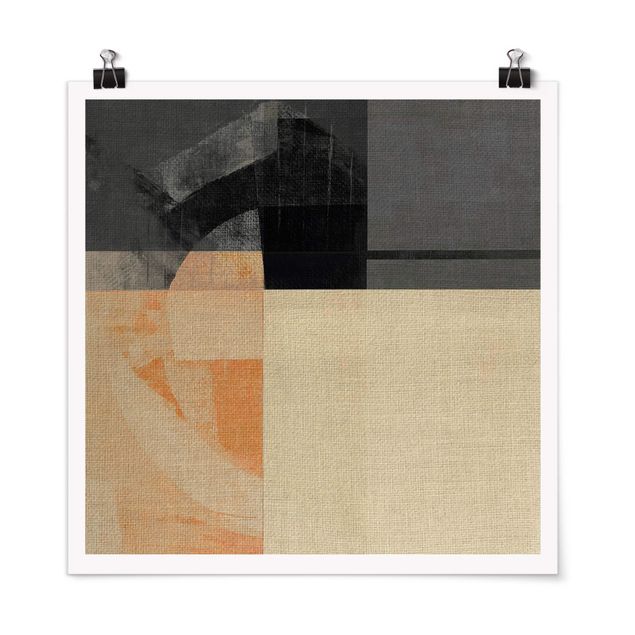 Abstract poster prints Transparent Geometry