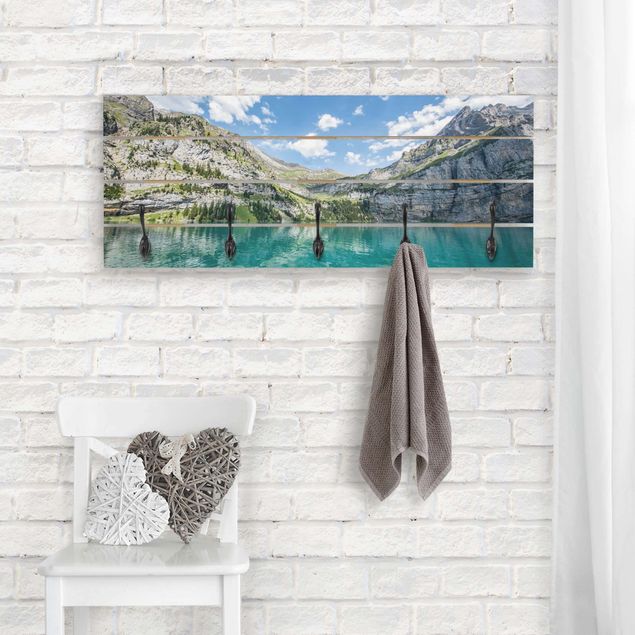 Wall mounted coat rack architecture and skylines Divine Mountain Lake
