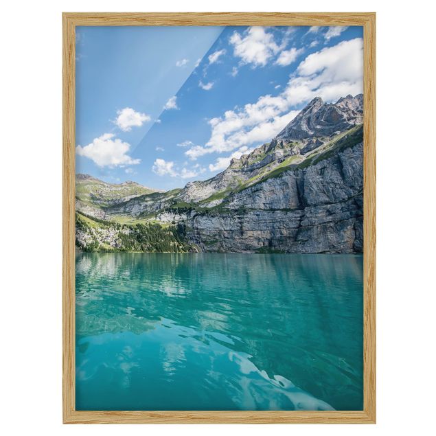 Switzerland wall art Divine Mountain Lake