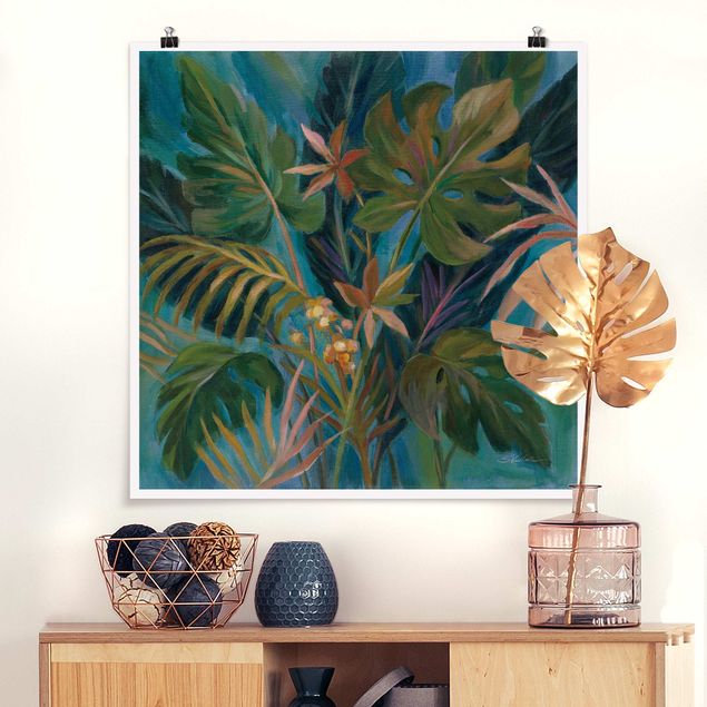 Landscape wall art Tropical midnight atmosphere