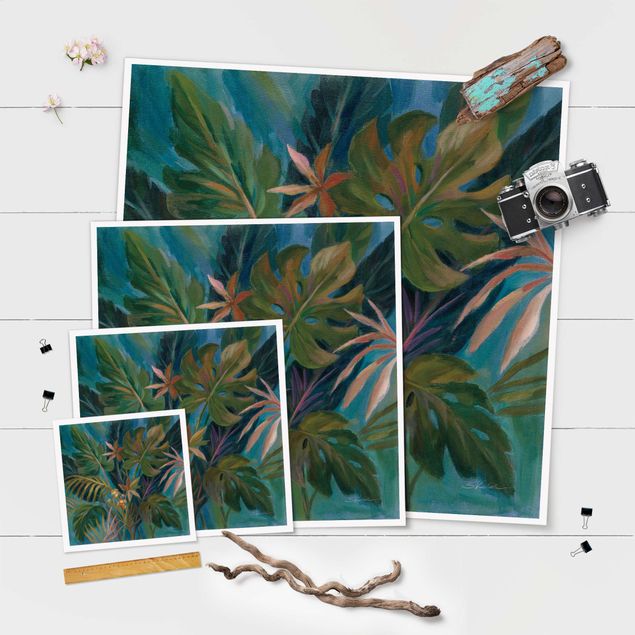 Prints Tropical midnight atmosphere